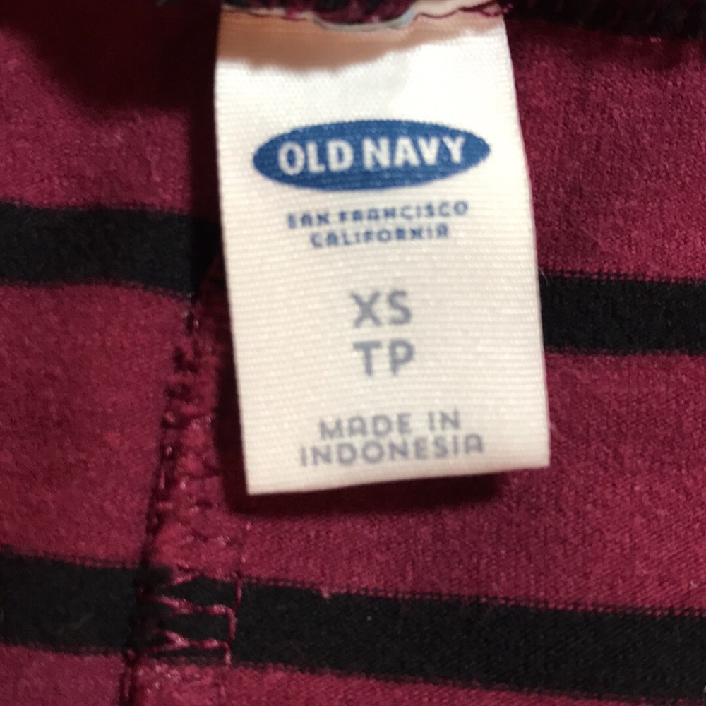 Old Navy Burgundy and Black Dress - Picture 3 of 3